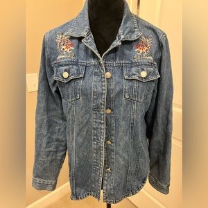 Vintage Pendleton embellished denim jacket, size large